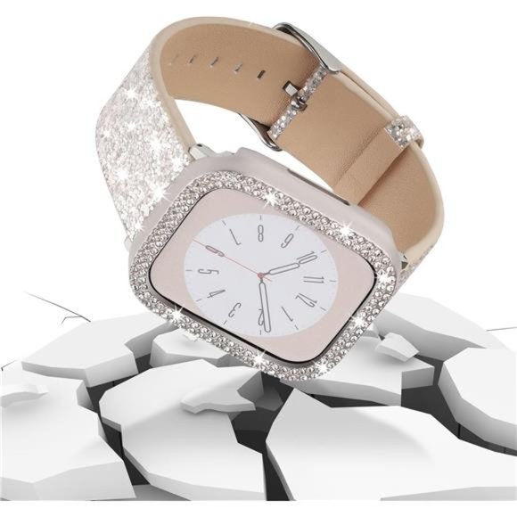 NEW Bling Apple Watch Band +Case